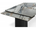 Керамический стол Мален 240x110 mineral stone baldoser / черный
