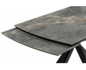 Керамический стол Катчел 120(180)x80 nebula gold / черный