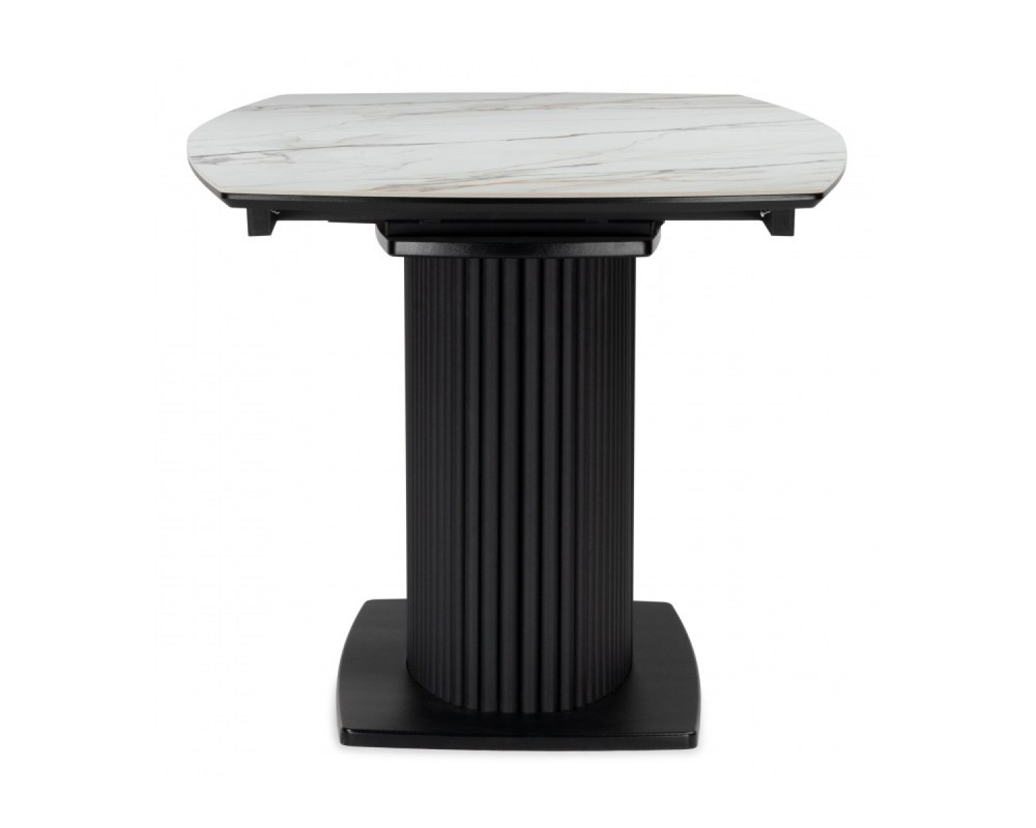 Керамический стол Фестер 160(200)х90 gilt white / черный
