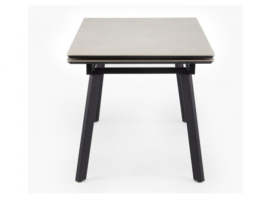 Керамический стол Норман 120(180)х80 carmen light grey / черный