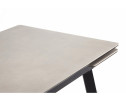 Керамический стол Норман 120(180)х80 carmen light grey / черный
