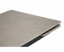 Керамический стол Старлайт 140 (200) х 80 carmen light grey / черный