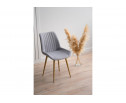 Стул на металлокаркасе Седа светло-серый (zd 960) / золотой