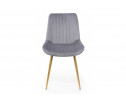 Стул на металлокаркасе Седа темно-серый (zd 995) / золотой