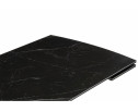 Керамический стол Катчел-2 120(180)x80 matte черный мрамор / черный
