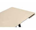 Керамический стол Памелла 140(200)х80 okara light yellow / черный