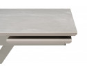 Керамический стол Пантон 120(180)х80 carmen light gray / серый матовый
