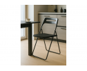 Пластиковый стул Fold складной black