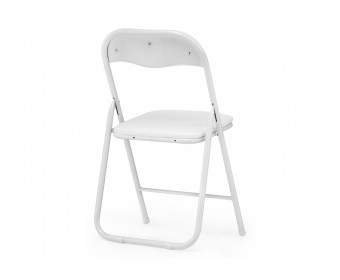 Стул на металлокаркасе Fold 1 складной white / white