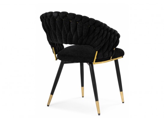 Стул на металлокаркасе Rakel black / gold