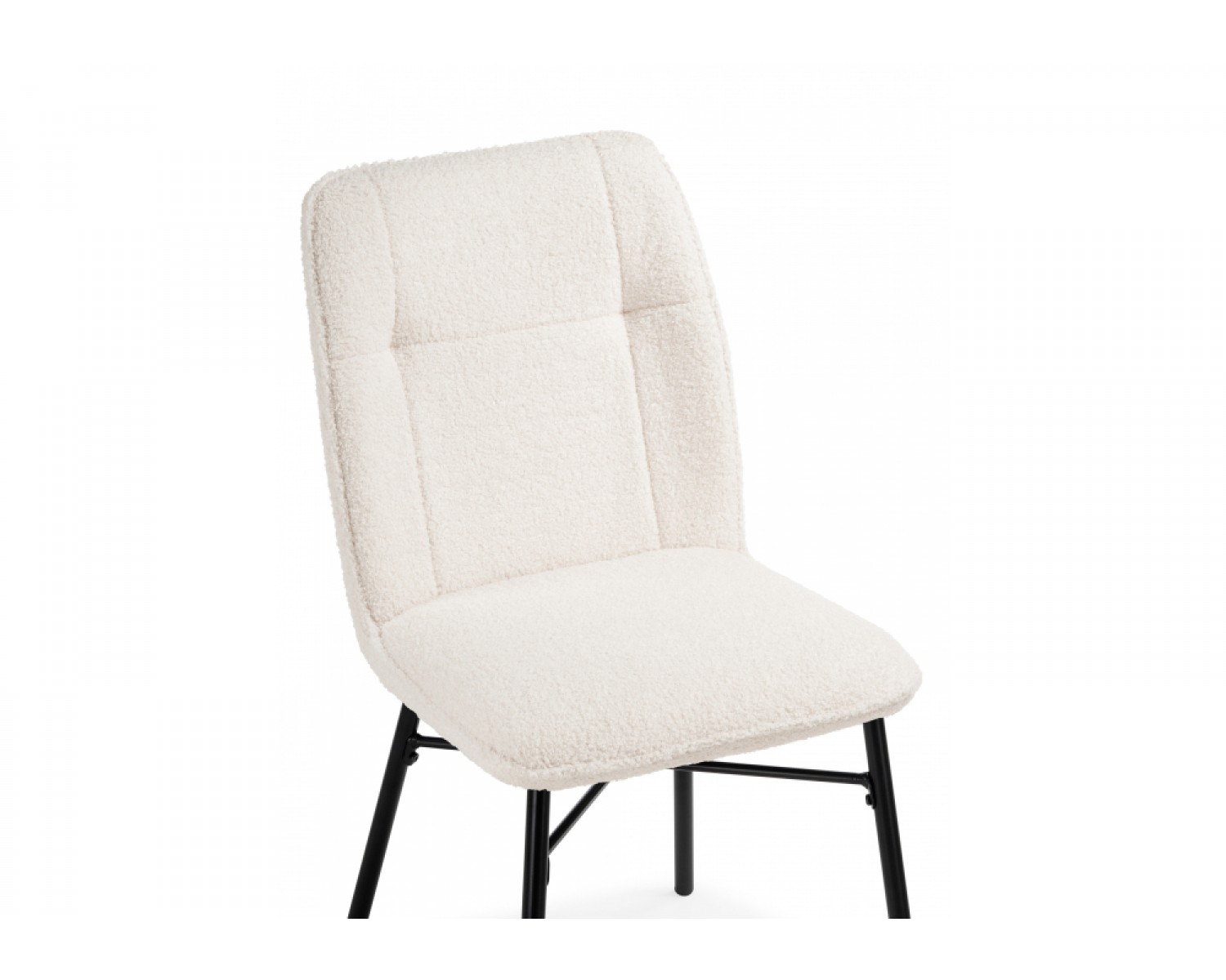 Стул на металлокаркасе Denis beige / black
