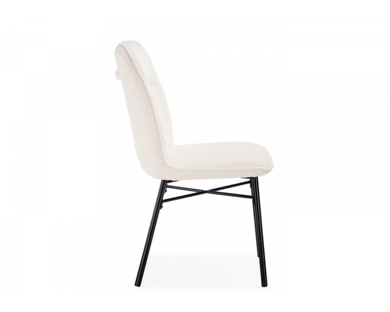 Стул на металлокаркасе Denis beige / black