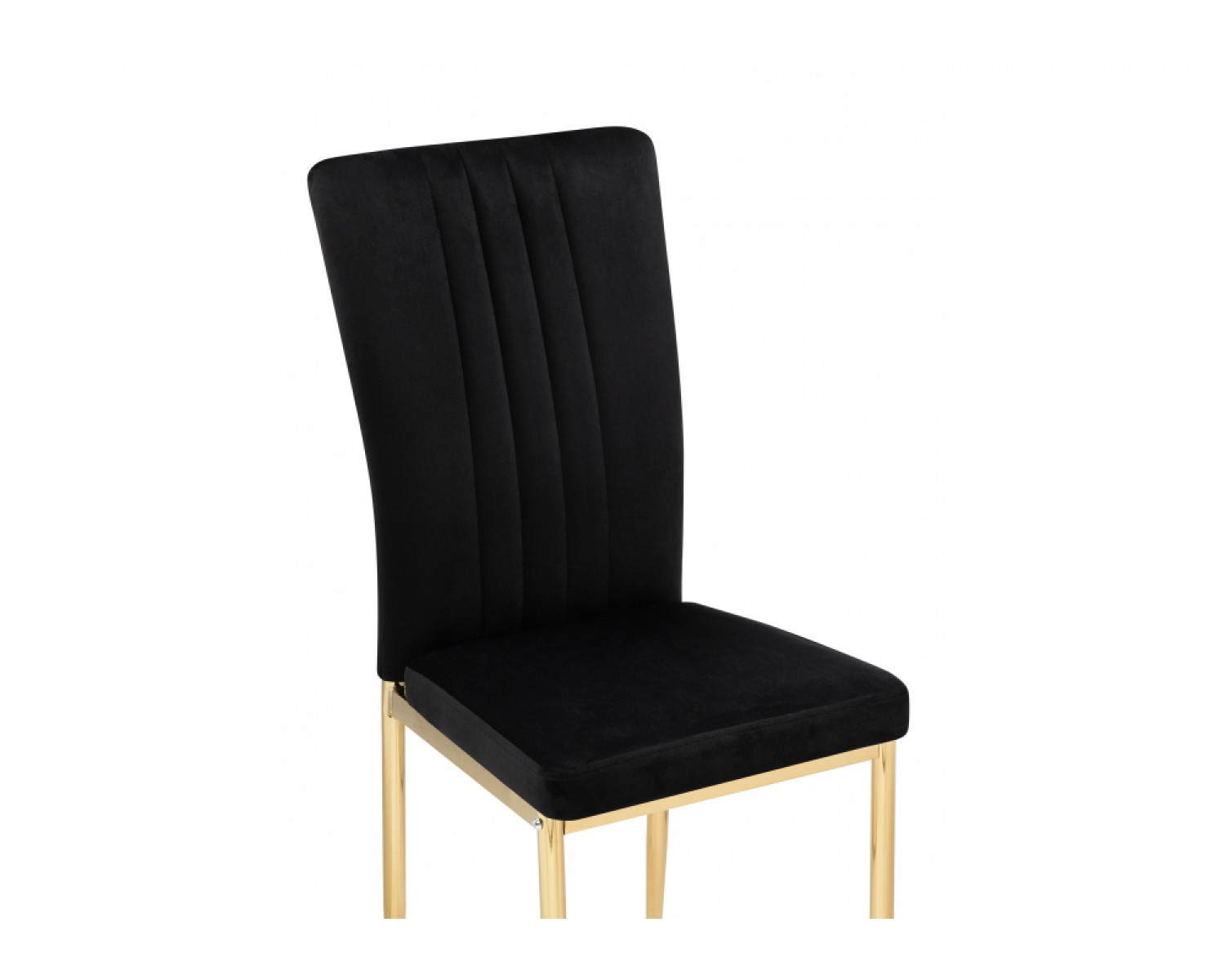 Стул на металлокаркасе Rek black / gold