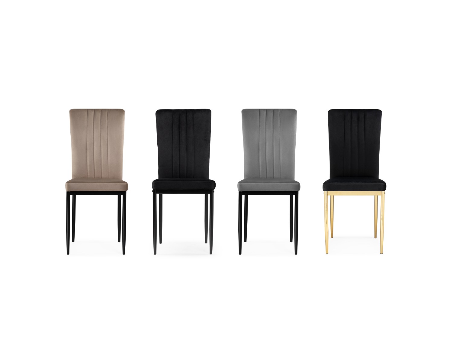 Стул на металлокаркасе Rek cappuccino / black