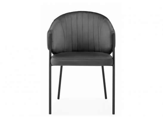 Стул на металлокаркасе Kortni dark grey / black