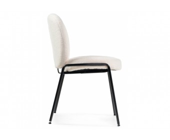 Стул на металлокаркасе Kalipso 1 white / black