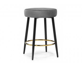 Барный стул Plato dark grey